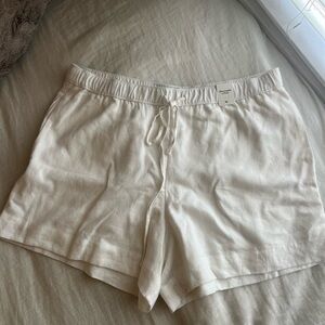 Abercrombie & Fitch Linen Drawstring Shorts